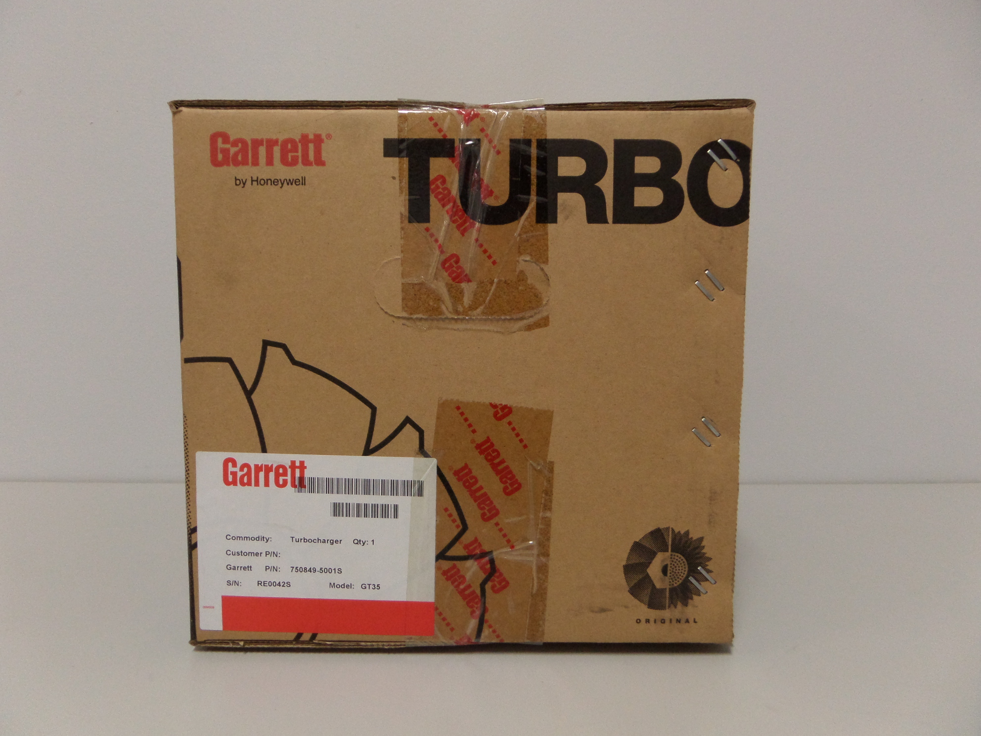 750849-5001S TURBOCHARGER HONEYWELL - GARRETT HINO J08C-TI GT3576D
