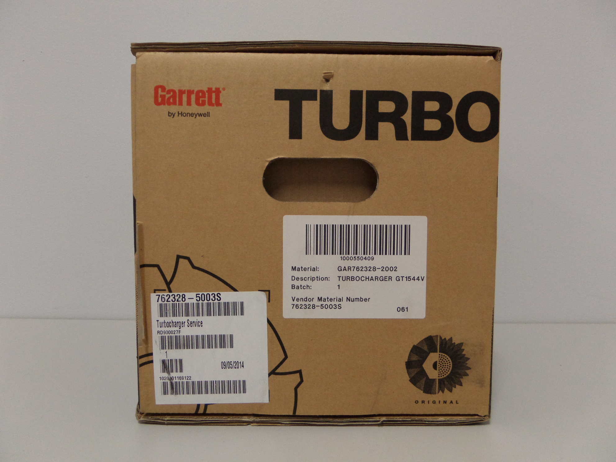 0375N1 PEUGEOT 508 1.6 HDI TURBOCHARGER HONEYWELL - GARRETT GT1544V