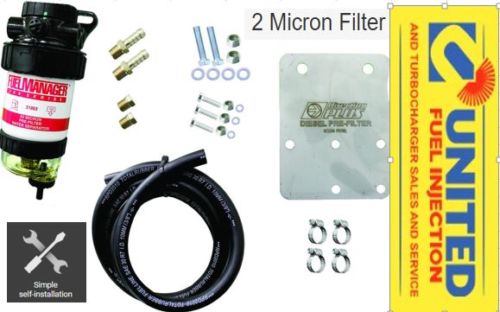 FITS NISSAN PATROL 3.0L ZD30 DIESEL WATER SEPARATOR KIT. FUEL MANAGER. 30 MICRON